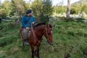 Ezequiel auf seinem Pferd