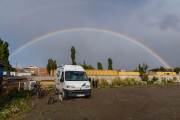 Regenbogen am Morgen