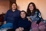 Ivan mit Dani und seiner Mutter