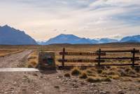Am Eingang zum Nationalpark Perito Moreno